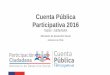 Cuenta Pública Participativa 2016 - SENAMACuenta Pública Participativa 2016 Gobierno de Chile I. CONTEXTO Tendencias demográficas a nivel mundial proyectan un aumento sostenido
