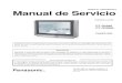 ORDEN No. PMX0506002C3 Manual de Servicio · ORDEN No. PMX0506002C3 Manual de Servicio Televisor a color Panasonic ® ¡PRECAUCION! Este manual de servicio solo esta diseñado para