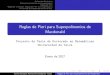 Reglas de Pieri para Superpolinomios de Macdonaldinst-mat.utalca.cl/html/images/new/ProyectoCamilo.pdf · Objetivos y Avances: Reglas de Pieri en el superespacio Polinomios de Macdonald
