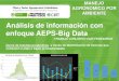 Análisis de información con enfoque AEPS -Big Data · Análisis de información con enfoque AEPS -Big Data TRABAJO CONJUNTO CIAT-FEDEARROZ Cierre de brechas productivas a través