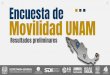 Encuesta de Movilidad UNAM...OBJETIVO DE LA ENCUESTA METODOLOGÍA Difusión de la encuesta a través de medios de comunicación y redes sociales Colecta de información vía SIAE y