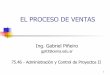 El proceso de Venta Técnica - Instituto Profesional Esucomexbiblioteca.esucomex.cl/RCA/El proceso de ventas.pdf · Ventas Indirectas (Canales) La acción de venta consiste en la