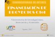 FINANCIACIÓN DE PROYECTOS CTeImedia.utp.edu.co/vicerrectoria-de-investigaciones... · Ficha de preformulación del proyecto ... Cooperación Internacional de Colombia 2015-2018 y