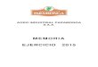 MEMORIA EJERCICIO 2015 - Agro Industrial Paramonga Saa€¦ · MEMORIA ANUAL - EJERCICIO 2015 ===== AGRO INDUSTRIAL PARAMONGA S.A.A. – Av. Ferrocarril 212 – Paramonga – Teléfono