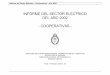 INFORME DEL SECTOR ELECTRICO DEL AÑO 2002 - … 2002.pdfDe la provincia se tiene datos de 59 cooperativas y 2 comunas que prestan los servicios de distribución de energía elØctrica,