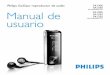 Philips GoGear reproductor de audio SA1330 Manual de SA1305 …€¦ · 1 MIC Micrófono 2 LOCK Desactiva la pulsación de tecla 3 Pantalla Muestra de forma dinámica el menú, opciones