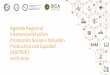 Agenda Regional Intersectorial sobre Protección Social e … · Acuerdo regional por el Eje Social de los ODS. Formación de la Alianza de las Secretarías e Instancias del Subsistema