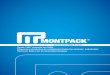 MONTPACK · • Materiales de embalaje como la pelicula termocontraible y contenedores para la confecciòn de productos en el sector de alimentaciòn, catering y otros sectores •