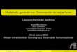 Leonardo Fernández Jambrina - Páginas personales …leonardo/pres6.pdfSuperﬁcies desarrollables Superﬁcies (regladas) de curvatura gaussiana cero (intrínsicamente planas) Se