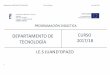Calatrava, 7 13250 DAIMIEL Castilla-La Mancha …iesjuandopazo.es/Wpa/wp-content/uploads/2017/11/16TECNOLOGIA2017_18.pdf4.7. orientaciones metodolÓgicas, didÁcticas y organizativas