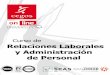Curso de Relaciones Laborales y Administración de Personaldocumentacion.eligetucurso.com/cegos/curso_tecnico... · 2015-09-09 · estatuto de los trabajadores). Protección jurídica
