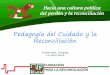 Pedago del Cuidado y Reconciliacion - CÁRITAS URUGUAYAcaritasuruguaya.org.uy/nuevo/wp-content/uploads/PCR-en... · 2016-05-31 · existencial…descubrir quien es uno, a donde pertenece,