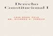 Derecho Constitucional I · Derecho Constitucional I CASE BOOK 2014 DR. RICARDO A. TERRILE. Temas relevantes del Derecho Constitucional I ALUMNOS REGULARES 2014!!!!!UNIDAD1