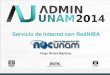 Servicio de Internet con RedNIBA - Seminario Admin-UNAM€¦ · Servicio de Internet en RedUNAM Disponibilidad 99.1 con el proveedor de servicio ISP ! Capacidad: 5 Gbps de acceso