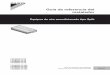 Guía de referencia del instalador · Tabla de contenidos Guía de referencia del instalador 2 FDXM25~60F3V1B(9) Equipos de aire acondicionado tipo Split 4P550955-1 – 2018.07 Tabla