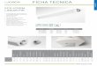 FICHA TECNICA - media.bahag.com · NORMATIVA EN 60598-1 ... Particular requirements for d.c. or a.c. supplied electronic controlgear for LED modules EN 55015 Limits and methods of