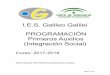 I.E.S. Galileo Galilei PROGRAMACIÓN Primeros Auxilios …iesgalileocordoba.es/wp-content/uploads/2015/11... · 2018-03-01 · Página 2 de 44 INTRODUCCIÓN (Ubicación curricular,