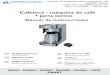 Cafetera - máquina de café + jarra termo · Cafetera Manual de instrucciones Máquina de café filtro Manual de instruções NL FR DE IT ES PT Cafetera - máquina de café + jarra