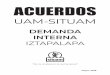 ACUERDOS - Sindicato Independiente de Trabajadores de la ...situam.org.mx/wp-content/uploads/2019/05/IZTAPALAPA.pdfLa Universidad y el Sindicato determinarán durante el segundo y