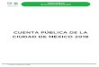 CUENTA PÚBLICA DE LA CIUDAD DE MÉXICO 2018 · PARTICIPACIONES Y APORTACIONES 0.0 0.0 0.0 0% Participaciones 00 0.00% Aportaciones 00 0.00% Convenios 00 0.00% ... CONCEPTO 2018 2018