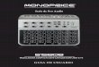 Serie de Pro Audio - Monopricehub.com · • Esterio USB Audio Interfas (Audio Resolucion: 16-bit; asta 48kHz sample rate) • 8 Canales de audio • 14 Entradas/Salidas Esterio •