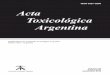 ISSN 0327-9286 Acta Toxicológica Argentina€¦ · y la lactancia. Las hembras controles recibie-ron agua de red. Evaluamos en crías hembras de 45 días de edad la memoria de corta