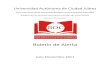 Universidad Autónoma de Ciudad Juárez · DISTRIBUCION: Voceadores DF y Zona Metropolitana: Cornunicación Telefónica en Linea. SA de CV. Tel. 5535-0732. Voceadores Puebla, Pue.: