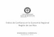Índice de Confianza en la Economía Regional Región de Los Ríos€¦ · 02-Sept Adimark: Aprobación de Bachelet llega a 19% en agosto, el nivel más bajo registrado 02-Sept Región