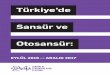 Türkiye’de Sansür ve Otosansürsusma24.com/wp-content/uploads/2019/07/Tu_rkiye_de... · Kitap Tasarımı Çağın Kaya, BEK Tasarım Danışmanı Bülent Erkmen Baskı ve Cilt