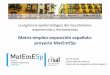 Matriz empleo exposición española: proyecto MatEmESp · 7801 Matarifes industrias cárnicas, pescado (tareas) Un carnicero que venda principalmente productos elaborados por él