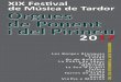 XIX Festival de Música de Tardor · XIX Festival de Música de Tardor 2017 Les Borges Blanques DEL 3 DE SETEMBRE AL 28 DE DESEMBRE Cervera Lleida Os de Balaguer La Pobla de Segur