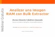 o t Analizar una Imagen i u t RAM con Bulk Extractor …...RAM con Bulk Extractor Presentación Alonso Eduardo Caballero Quezada -:- Sitio web: -:- e-mail: reydes@gmail.com Alonso
