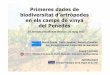 Primeres dades de biodiversitat d’artròpodes en els camps ... · Biodiversitat d’artròpodes en vinya Discussiói conclusions-Treball descriptiu preliminar-Les dades es comporten