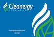 Presentación de PowerPoint€¦ · PRE-FACTIBILIDADES POR MÁS DE 50 MW Experiencia de Cleanergy en Argentina • Preparación de pliegos para diversos proyectos presentados en RenovAr