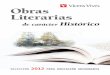 Obras Literarias - Vicens Vives · Obras Literarias de carácter Histórico SELECCIÓN2O12PARA EDUCACIÓN SECUNDARIA CatalogoNovelasHistoricas.indd 1 23/04/12 10:51