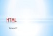 HTML - WordPress.com · 2014-08-24 · Introducción a HTML •Las etiquetas o marcas delimitan cada uno de los elementos que componen un documento HTML. Existen dos tipos de etiquetas: