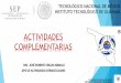 ACTIVIDADES COMPLEMENTARIASitg.edu.mx/.../2014/01/ITGUAYMAS-difunde-actividades-complement… · TECNOLÓGICO NACIONAL DE MÉXICO INSTITUTO TECNOLÓGICO DE GUAYMAS Solicitará la