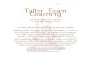 Taller Team Coaching - flyer SPANISH€¦ · Taller Team Coaching fueron muy potentes” – Principle, HR Consulting Co. P: Llevo años trabajando con y dirigiendo a equipos, mayormente
