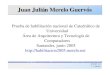 Juan Julián Merelo Guervósgeneura.ugr.es/~jmerelo/habilitacion2005/presentacion/cv-presentac… · 6/16/05 [11] J. J. Merelo Tercer ciclo Tutor de 3 alumnos de doctorado (20042006)