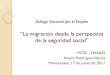 Diálogo Nacional por el Empleo...Chile (ratificado por ley N 17.144), Vigente desde 1.1.2000. Ecuador. Vigente desde 1.3.1992. España (ratificado por ley N 17.112 y complementado