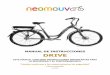 MANUAL DE INSTRUCCIONES DRIVE - Neomouv€¦ · 1- PRESENTACIÓN . Le agradecemos que haya elegido una bicicleta eléctrica NEOMOUV . Presentación de la bicicleta eléctrica: 