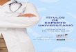 TÍTULOS DE EXPERTO UNIVERSITARIO - Máster en Medicina ... · • Conocer las distintas opciones de intervención terapéutica en el paciente oncológico con dolor crónico ASIGNATURAS