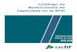 Catálogo de Restricciones de Capacidad en la RFIG · espacio ferroviario europeo único, se incluye el catálogo con las restricciones de capacidad en la Red Ferroviaria de Interés