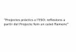 “Projectes pràctics a l’ESO: reflexions a partir del ... · Etapa i nivell: 1r d'ESO Context: col·laboració DiP - Projecte Batukada Descripció: Projecte constructiu "tancat",