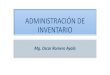 ADMINISTRACIÓN DE INVENTARIO - UAChicipm.uach.cl/wp-content/uploads/2018/08/Romero.pdf · administración de inventarios como: La planificación y control de los inventarios para