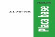Z170-AR - Asus · 2016-02-03 · vii Resumen de especificaciones de Z170-AR (continúa en la página siguiente) Contenido del paquete Compruebe que el paquete de la placa base contiene