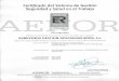 Amianto | retirada de amianto | desamiantados€¦ · OHSAS 18001 SST-016712011 AENOR, Asociación Española de Normalización y Certificación, certifica que la organización ASBESTHOS