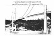 Tacoma Narrows Bridge 1940 - cvut.czweb.cvut.cz/ki/710/pdf/poruchy.pdf · Tacoma Narrows Bridge 1940 span 853 m, span/width = 72, span/depth =350 . Damaged caused by an overloaded