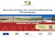 Pantoja - Mancomunidad de la Sagra Alta€¦ · Declaración de Sostenibilidad Pantoja Agenda 21 Local Página 2 de 6 3. Más recientemente, ya en junio de 2004, se celebró la IV