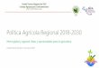 Comité Técnico Regional del CAC Consejo Agropecuario … Marco y... · 2019-12-22 · Política Agrícola Regional 2018-2030 Marco global y regional. Retos y oportunidades para